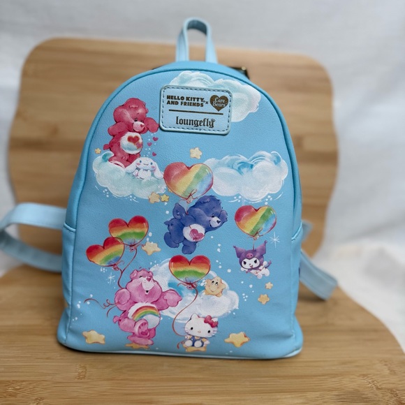 hello kitty care bear backpack 🌈 Loungefly Hello Kitty and Friends x Care Bears Mini Backpack 💖